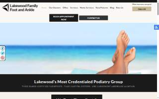 Lakewood Family Foot and Ankle of Maywood website