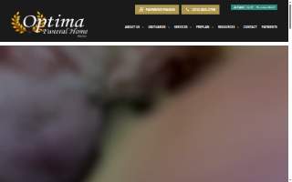 Optima Funeral Home of Maywood website