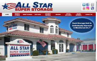 All Star Super Storage of Menifee website