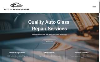 Auto Glass Of Menifee website
