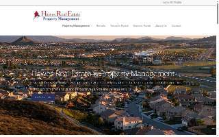 Hawes Real Estate & Property Management website