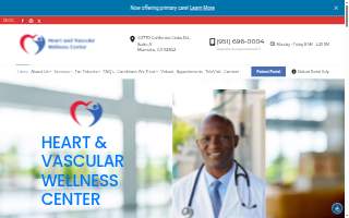 Heart and Vascular Wellness Center website
