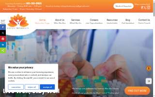 Lotus Pharmacy website