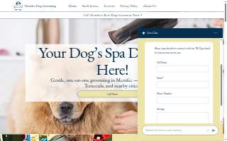 Menifee Dog Grooming website