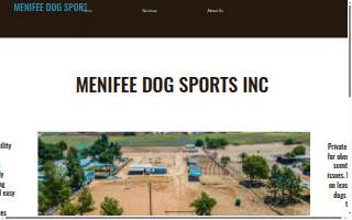 Menifee Dog Sports website