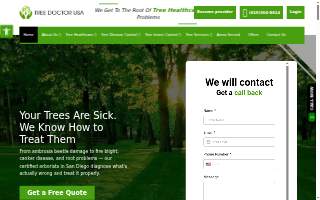 Tree Doctor USA - Tree Service San Diego website
