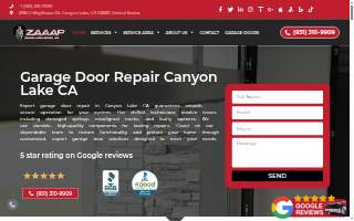ZAAAP Garage Door Repair Inc website