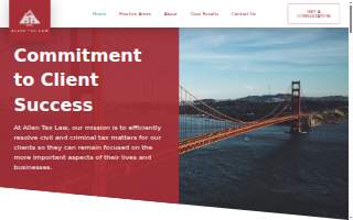 Allen Tax Law website
