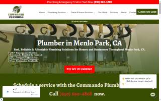 Commando Plumbing website