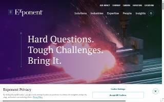 Exponent of Burlington website