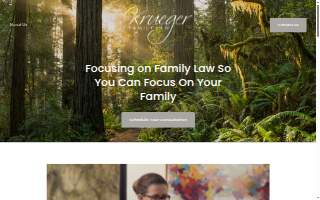 Krueger Family Law, P.C. of Menlo Park website