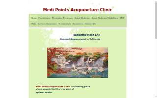 Medi Points Acupuncture Clinic website