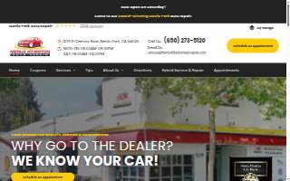 Menlo Atherton Auto Repair website