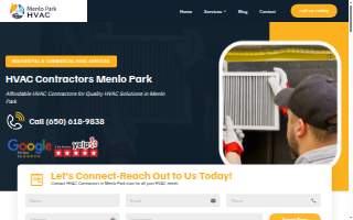 Menlo Park HVAC website