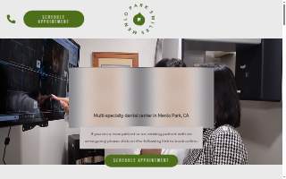 Menlo Park Smiles website