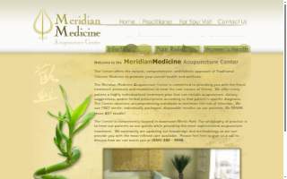 Meridian Medicine Acupuncture Clinic website