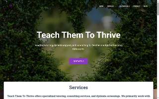 Teach Them To Thrive LLC website