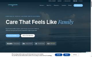 Compassionate Care Home Health, Hospice, and In Home Care - Merced website