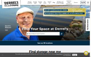 Derrel's Mini Storage of Merced website