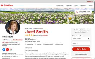 Justi Smith - State Farm Insurance Agent website