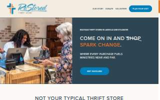 Restored Thrift Store website