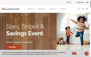 TriCounty Flooring America of Merced website