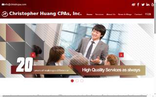 Christopher Huang CPA website