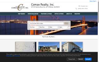 Comax Realty Inc website