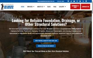 Jim Gardner Construction Inc of Millbrae website