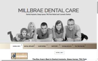 Millbrae Dental Care website