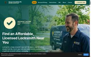 Cheap Locksmith Near Me website