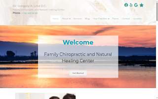 Chiropractic Wellness Center website