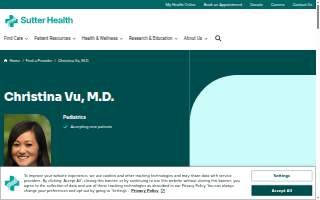 Christina Vu, M.D. website