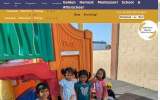 Golden Harvest Montessori School website