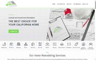 Greenline Home Remodeling website