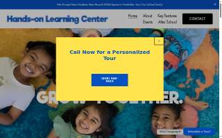 Hands On Learning Center website