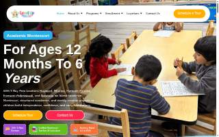 Level Up Montessori Preschool & Daycare of Milpitas website