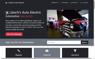 Liberti's Auto Electric website