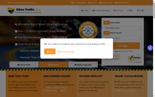 Urban Traffic School website