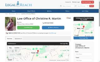 Christine Martin Law website