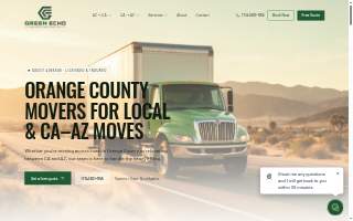 Green Echo Movers website