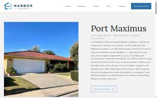Harbor Care Homes: Port Maximus | Senior Living in Mission Viejo website