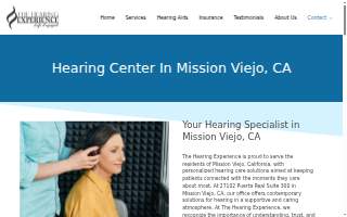 Hearing Experience - Hearing Aids website