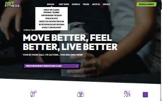 HIIT It Fitness website