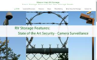 Mission Viejo RV Storage website