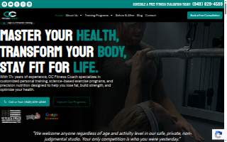 OC Fitness Coach Inc. website