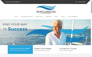 Pacific Coast CPAs website