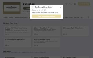 Bakeshop website