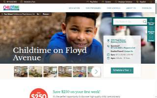 Childtime on Floyd Avenue website