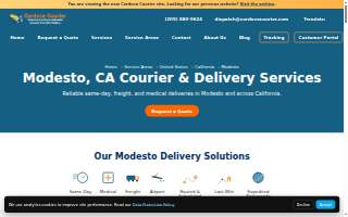 Courier Service website